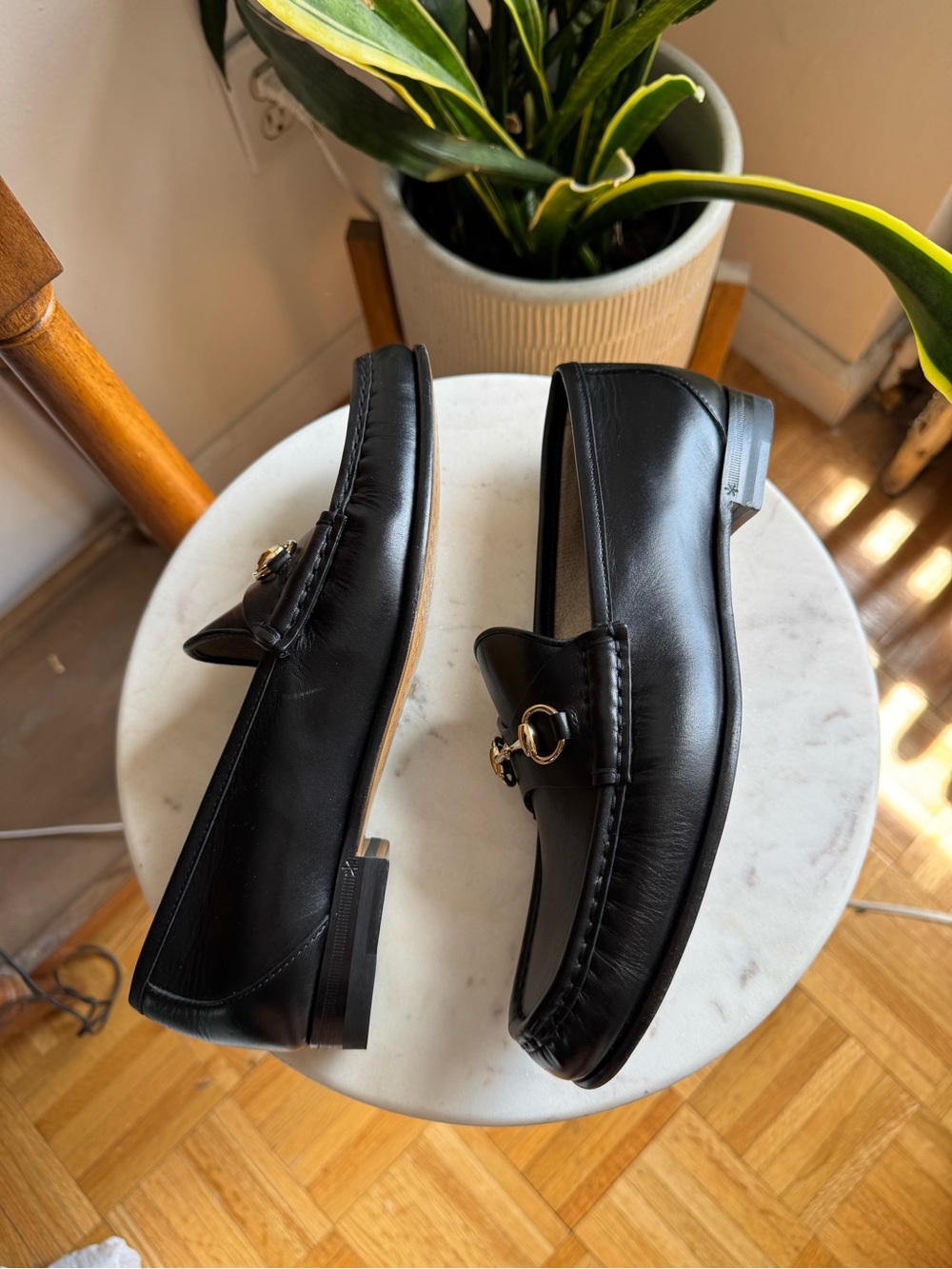 Brand new GUCCI Horsebit 1953 Black Leather Loafers Women’s - Picture 2 of 7